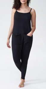 black jumpsuit