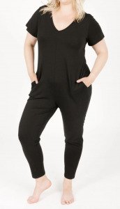black jumpsuit