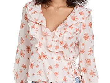 Free People Amanda Ruffle Blouse