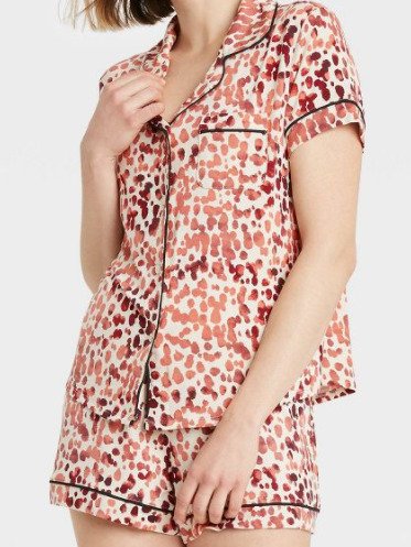 Animal Print Pajama Set